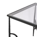 Aveline End Table - Tempered Glass
