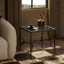 Aurelia Babylon End Table - Tempered Glass