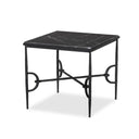 Aveline End Table - Grey Italian Marble