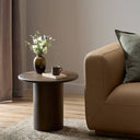 Aveline Stuart End Table - Aged Belgium Bleach