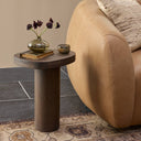 Aria Zion End Table - Grey Tobacco Oak
