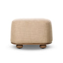 Enclave Bilbury Oval Ottoman - Saxon Sand