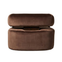 Luxe Haven Ward Swivel Chair - Surrey Cocoa