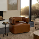 Luxe Haven Ward Swivel Chair - Sonoma Chestnut
