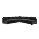 Veridian Grant 3-Piece Sectional - 134 Crypton Henry Charcoal