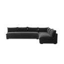 Veridian Grant 3-Piece Sectional - 134 Crypton Henry Charcoal