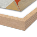 Enchanted Mon Coeur Est Fort by Gregory Gove - 48X37 White Oak Framed Paper