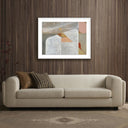 Enchanted Mon Coeur Est Fort by Gregory Gove - 32X25 White Maple Framed Paper