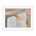 Enchanted Mon Coeur Est Fort by Gregory Gove - 48X37 White Maple Framed Paper