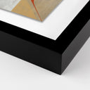 Enchanted Mon Coeur Est Fort by Gregory Gove - 48X37 Black Maple Framed Paper