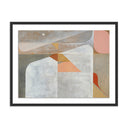 Enchanted Mon Coeur Est Fort by Gregory Gove - 48X37 Black Maple Framed Paper