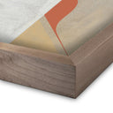 Enchanted Mon Coeur Est Fort by Gregory Gove - 32X24 Rustic Walnut Framed Canvas