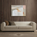 Enchanted Mon Coeur Est Fort by Gregory Gove - 32X24 Rustic Walnut Framed Canvas