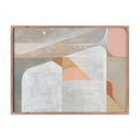 Enchanted Mon Coeur Est Fort by Gregory Gove - 32X24 Rustic Walnut Framed Canvas