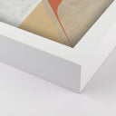 Enchanted Mon Coeur Est Fort by Gregory Gove - 32X24 White Maple Framed Canvas