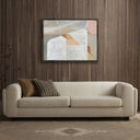 Enchanted Mon Coeur Est Fort by Gregory Gove - 32X24 Black Maple Framed Canvas