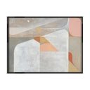 Enchanted Mon Coeur Est Fort by Gregory Gove - 32X24 Black Maple Framed Canvas