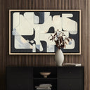 Weightless Gravitys Holding Me Back by Gregory Gove - 32X20 White Oak Framed Canvas