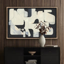 Weightless Gravitys Holding Me Back by Gregory Gove - 32X20 Rustic Walnut Framed Canvas