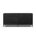 Verity Rosenell 6 Drawer Dresser - Black Oak Veneer
