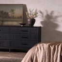 Verity Rosenell 6 Drawer Dresser - Black Oak Veneer
