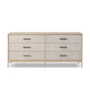 Aurelia Rosenell 6 Drawer Dresser - Natural Oak Veneer