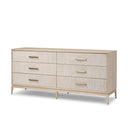 Verity Rosenell 6 Drawer Dresser - Natural Oak Veneer