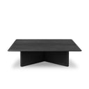 Verity Rosenell Square Coffee Table - Black Oak Veneer