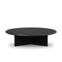 Aveline Rosenell Round Coffee Table - Black Oak Veneer