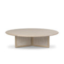 Aveline Rosenell Round Coffee Table - Natural Oak Veneer
