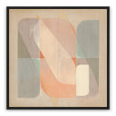 Nautical Dreams Righting The Ship by Gregory Gove - 32X32 Black Maple Framed Canvas