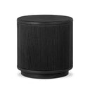 Contemporary Rosenell End Table - Black Oak Veneer