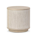 Contemporary Rosenell End Table - Natural Oak Veneer