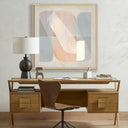 Nautical Dreams Righting The Ship by Gregory Gove - 32X32 White Oak Framed Wood Panel