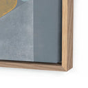 Aurelia Estas Libre by Gregory Gove - 32X17 White Oak Framed Canvas Floater