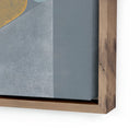 Aurelia Estas Libre by Gregory Gove - 32X17 Rustic Walnut Framed Canvas Floater