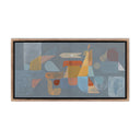 Aurelia Estas Libre by Gregory Gove - 32X17 Rustic Walnut Framed Canvas Floater