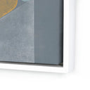 Aurelia Estas Libre by Gregory Gove - 32X17 White Maple Framed Canvas Floater