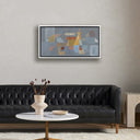 Aurelia Estas Libre by Gregory Gove - 32X17 White Maple Framed Canvas Floater