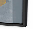 Aurelia Estas Libre by Gregory Gove - 32X17 Black Maple Framed Canvas Floater