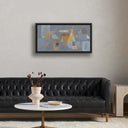 Aurelia Estas Libre by Gregory Gove - 32X17 Black Maple Framed Canvas Floater