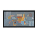 Aurelia Estas Libre by Gregory Gove - 32X17 Black Maple Framed Canvas Floater
