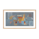 Aurelia Estas Libre by Gregory Gove - 32X185 White Oak Framed Paper