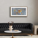 Aurelia Estas Libre by Gregory Gove - 32X185 Rustic Walnut Framed Paper