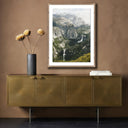 Nimbus Above The Clouds by Wesley and Emma Teague - 24X32 Rustic Walnut