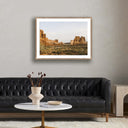 Aurelian Three Gossips - Moab Ut by Wesley and Emma Teague - 32X24 Rustic Walnut