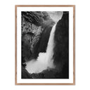 Aurelia Lower Yosemite Falls by Wesley and Emma Teague - 36X48 Rustic Walnut