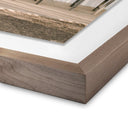 Luxe Artistry Mystery Lights by Wesley and Emma Teague - 18X24 Rustic Walnut