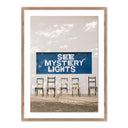 Luxe Artistry Mystery Lights by Wesley and Emma Teague - 36X48 Rustic Walnut