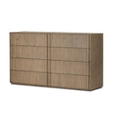 Verity Leo 8 Drawer Dresser - Rustic Grey